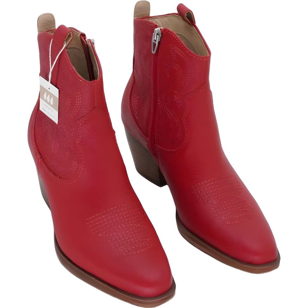 Dolce Vita Cherry Red Heeled Boots